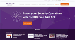 Desktop Screenshot of farsightsecurity.com