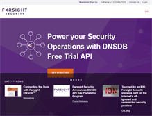 Tablet Screenshot of farsightsecurity.com